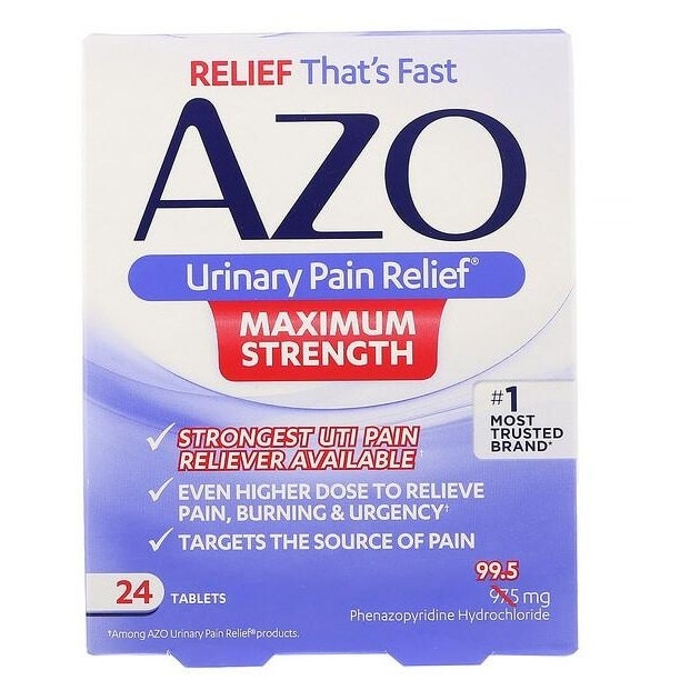 AZO URINARY PAIN RELIEF TAB 24'S