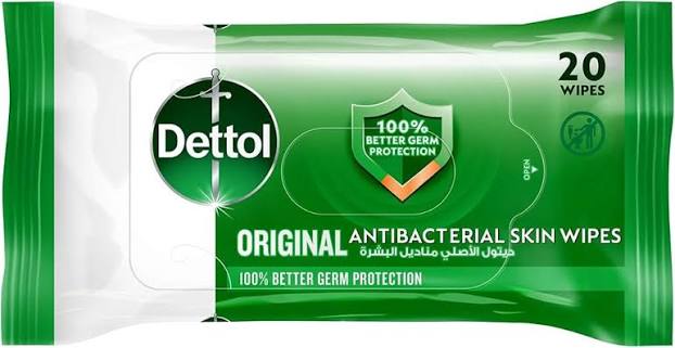DETTOL WIPES 36'S/30'S/20'S/50'S