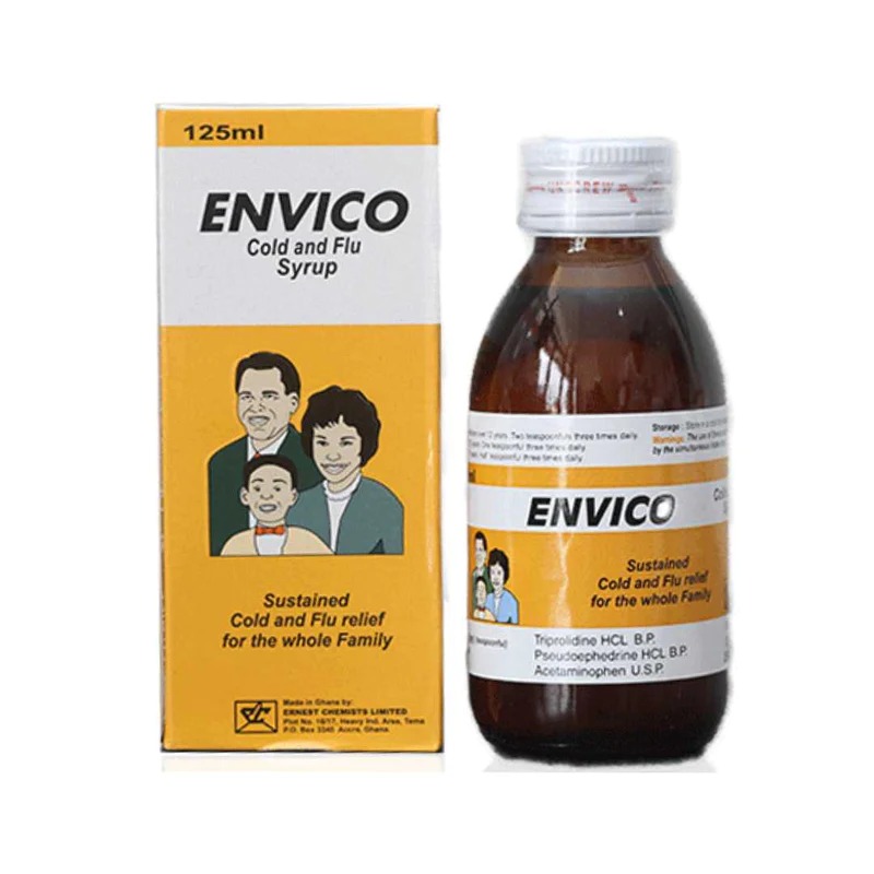 ENVICO COLD & FLU SYRUP 125ML