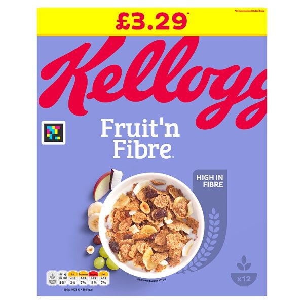 KELLOGS FRUIT & FIBER 500G