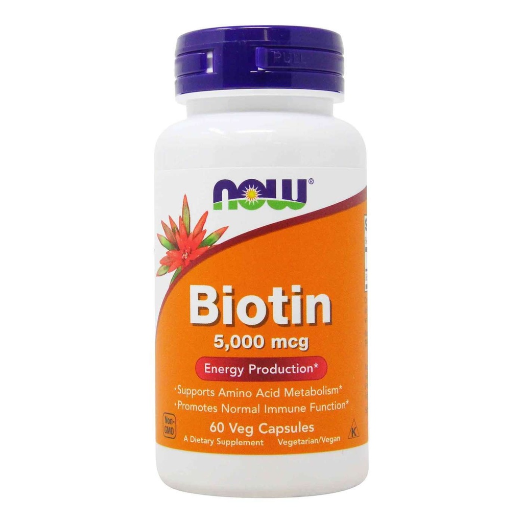 [ME-NOW17] NOW BIOTIN 5000MCG 60'S
