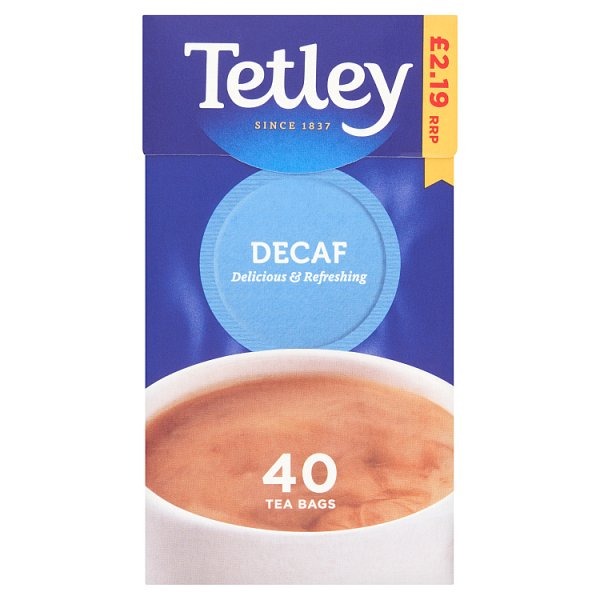 TETLEY DECAF 40'S 125G