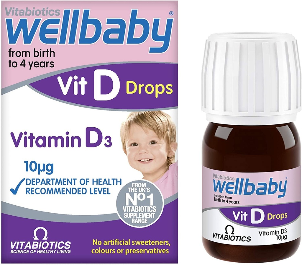 WELLBABY VIT D DROPS 30ML