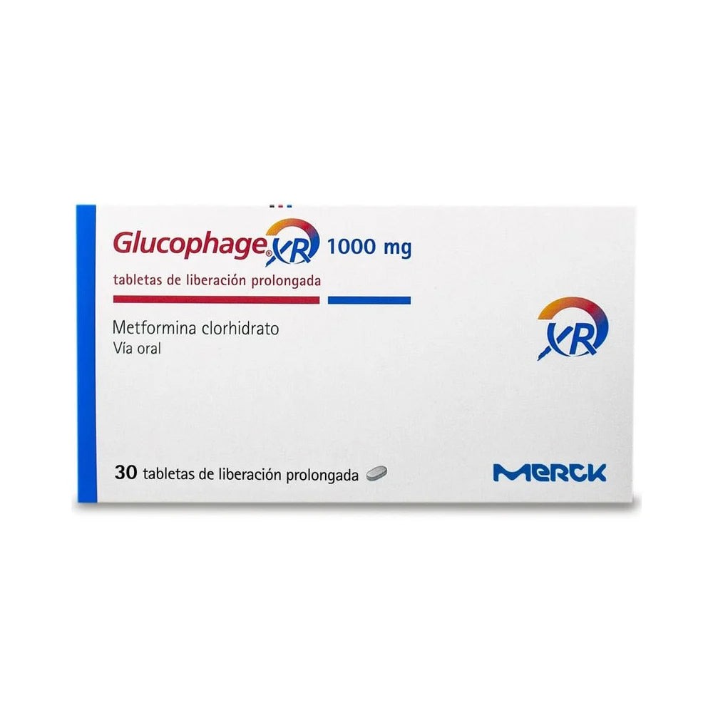 GLUCOPHAGE XR 1000MG 30'S