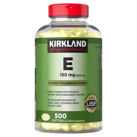 KIRKLAND VIT E SOFTGEL 180MG 500'S