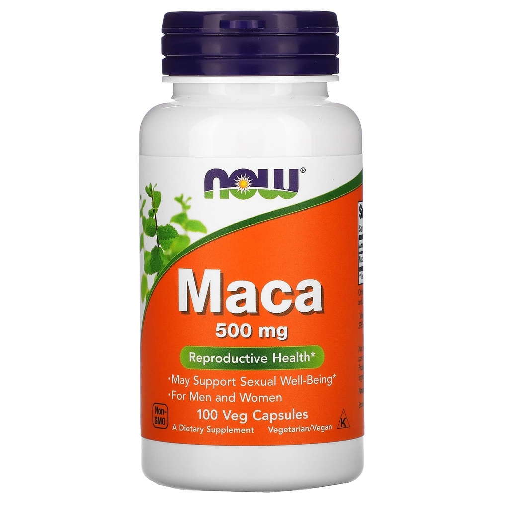 NOW MACA CAPS 500MG 100'S