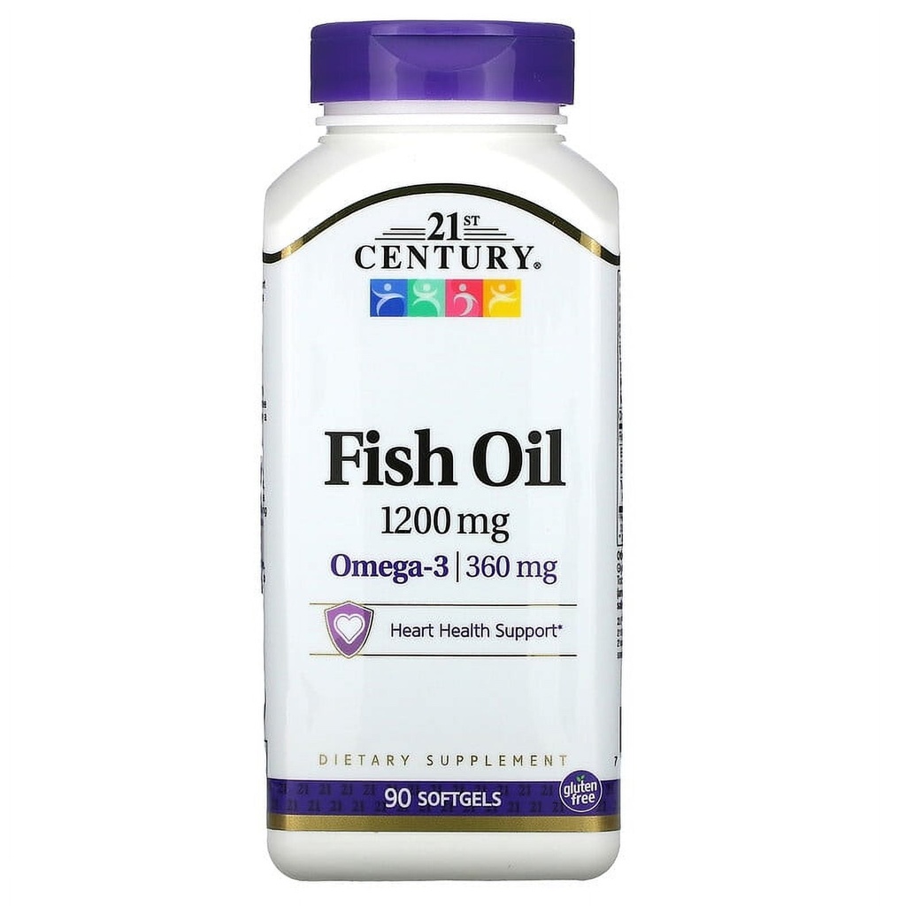 21ST CENT FISH OIL 1200MG 90'S