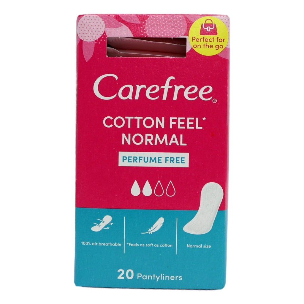[SA-CAR01-V1] CAREFREE PANTY LINERS 20'S (COTTON-UNSCENT.)