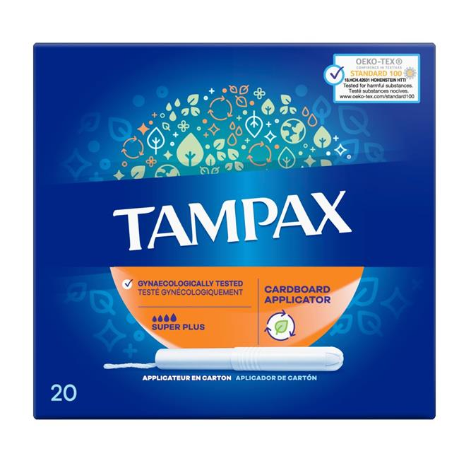 TAMPAX TAMPONS 20'S