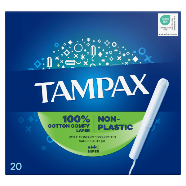 TAMPAX TAMPONS 20'S