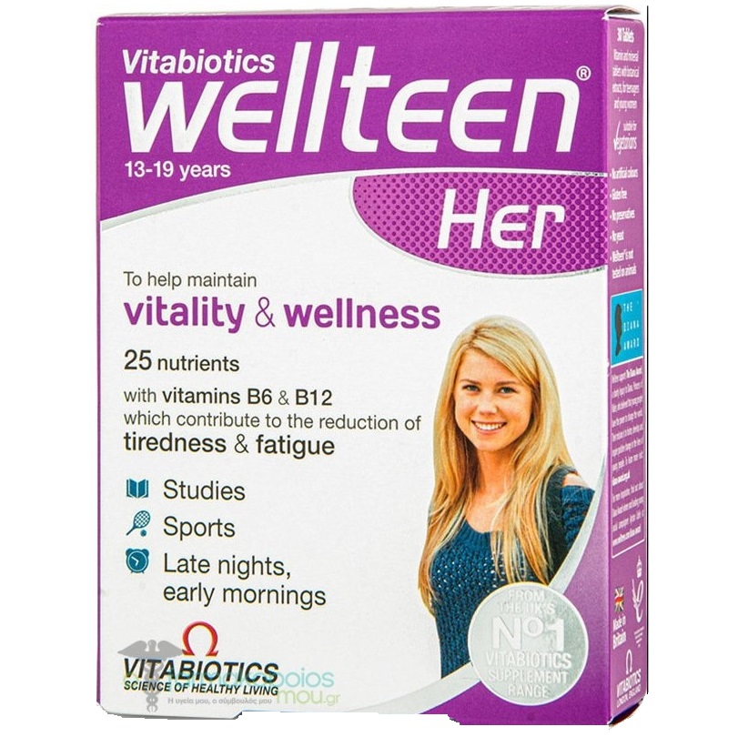 [ME-WEL24-V1] WELLTEEN TAB 30'S (HER)
