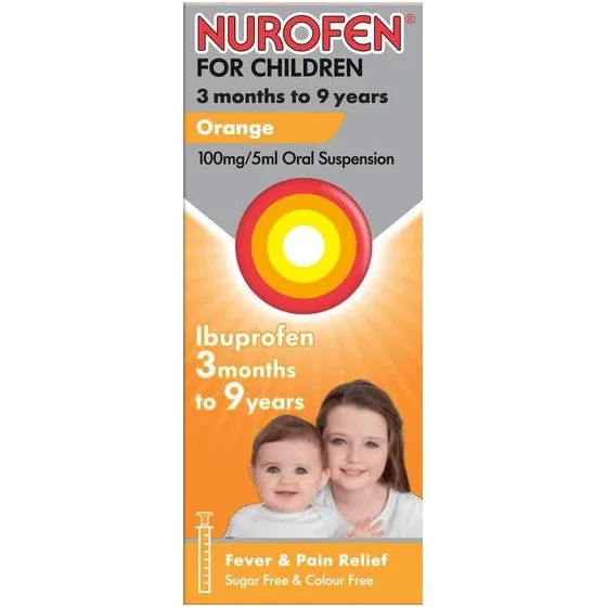 [ME-NUR02-V2] NUROFEN CHILD SYRUP 100ML (STRAWBERRY)