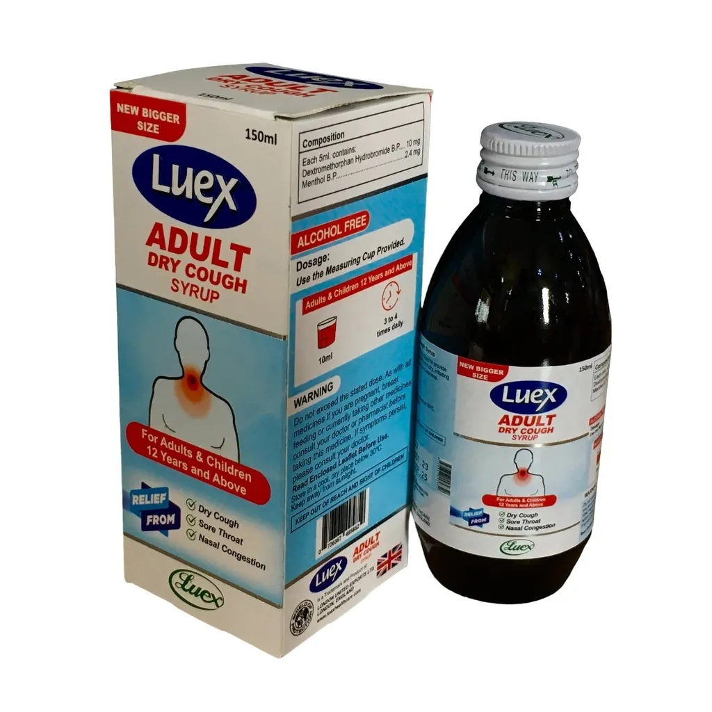 [ME-LUE01-V1] LUEX ADULT COUGH SYR 150ML (DRY COUGH)