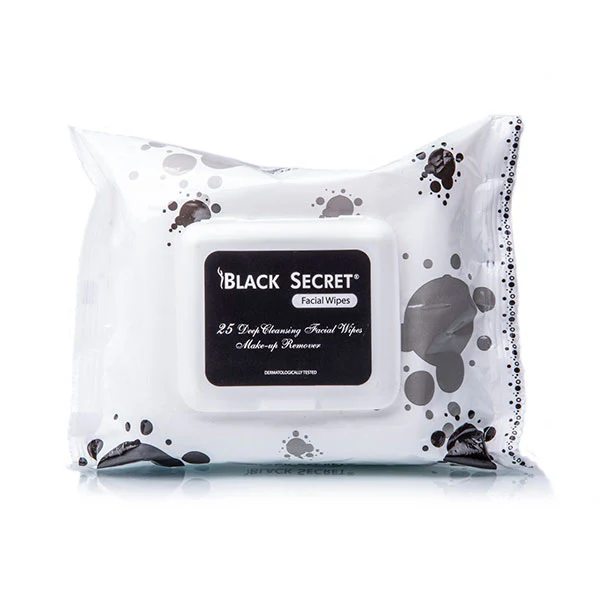 [CO-BLA05-V1] BLACK SECRET FACIAL WIPES (ORIGINAL)