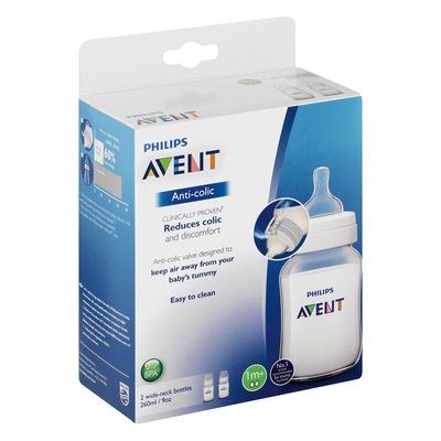 AVENT FEEDING BTLL 260ML 2'S