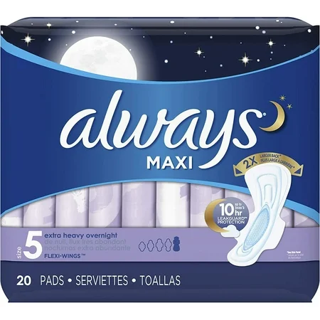 ALWAYS MAXI PAD IMP 20'S
