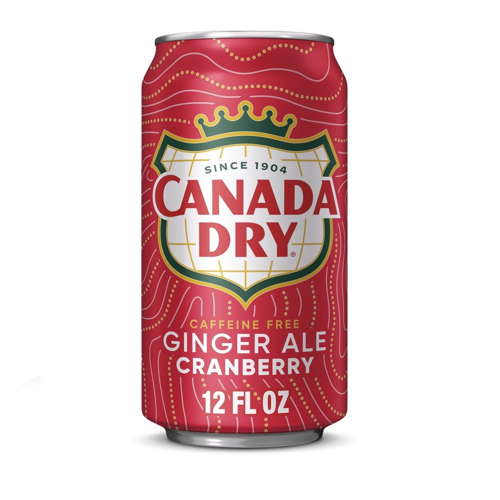 [GR-CAN02-V1] CANADA DRY GINGER ALE CAN (CRANBERRY)