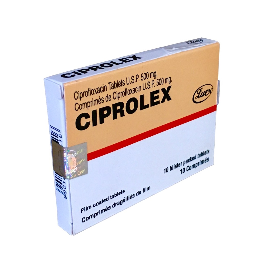 CIPROLEX- 500MG 10'S/TABS