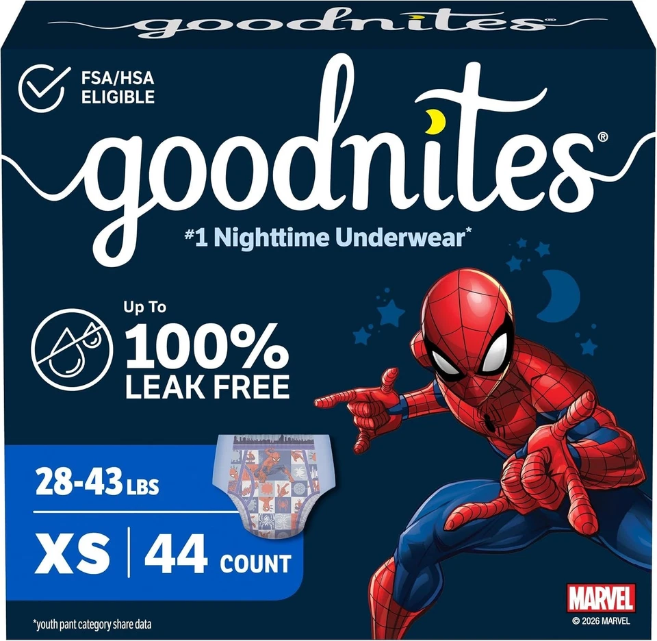 GOODNITES UNDERWEAR S/M 44'S