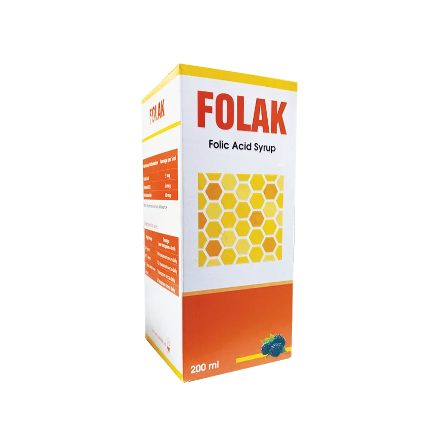 FOLIC ACID SYRUP IMP 200L