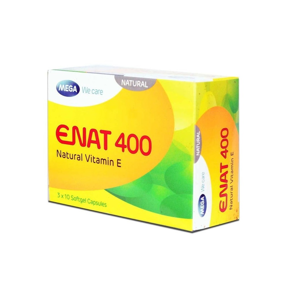 [ME-ENA11] ENAT 400IU CAP (VIT' E) 30'S