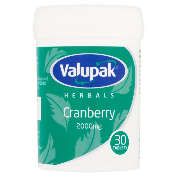 VAL CRANBERRY 2000MG TAB 30'S