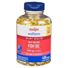 MEIJER OMEGA 3 FISH OIL 60'S