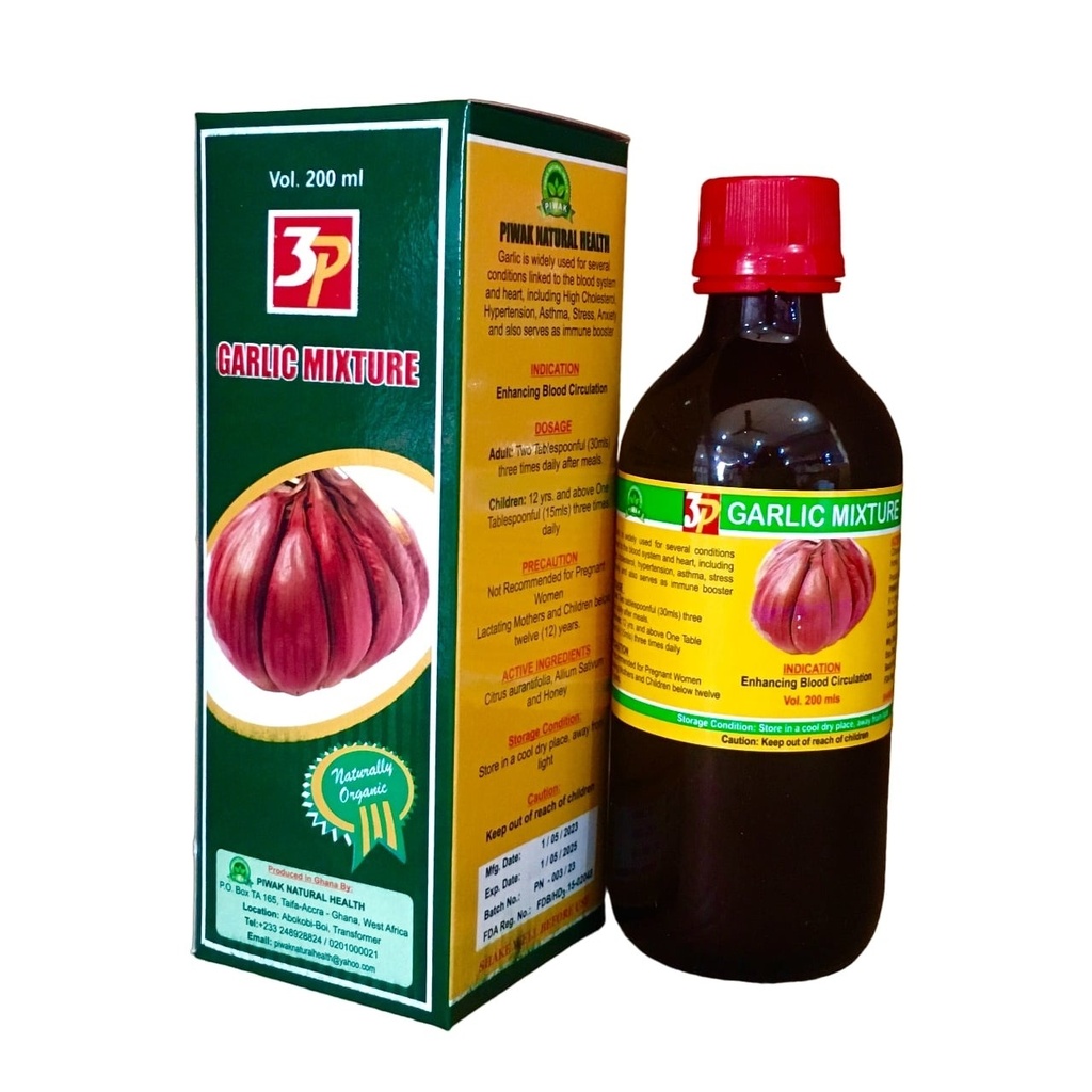 [ME-3PG01] 3P GARLIC MIXTURE 200ML