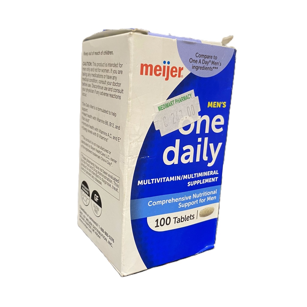 MEIJER ONE A DAY TAB'S 100'S