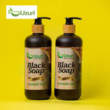 BLACK SOAP GEL 500ML (UZURI)