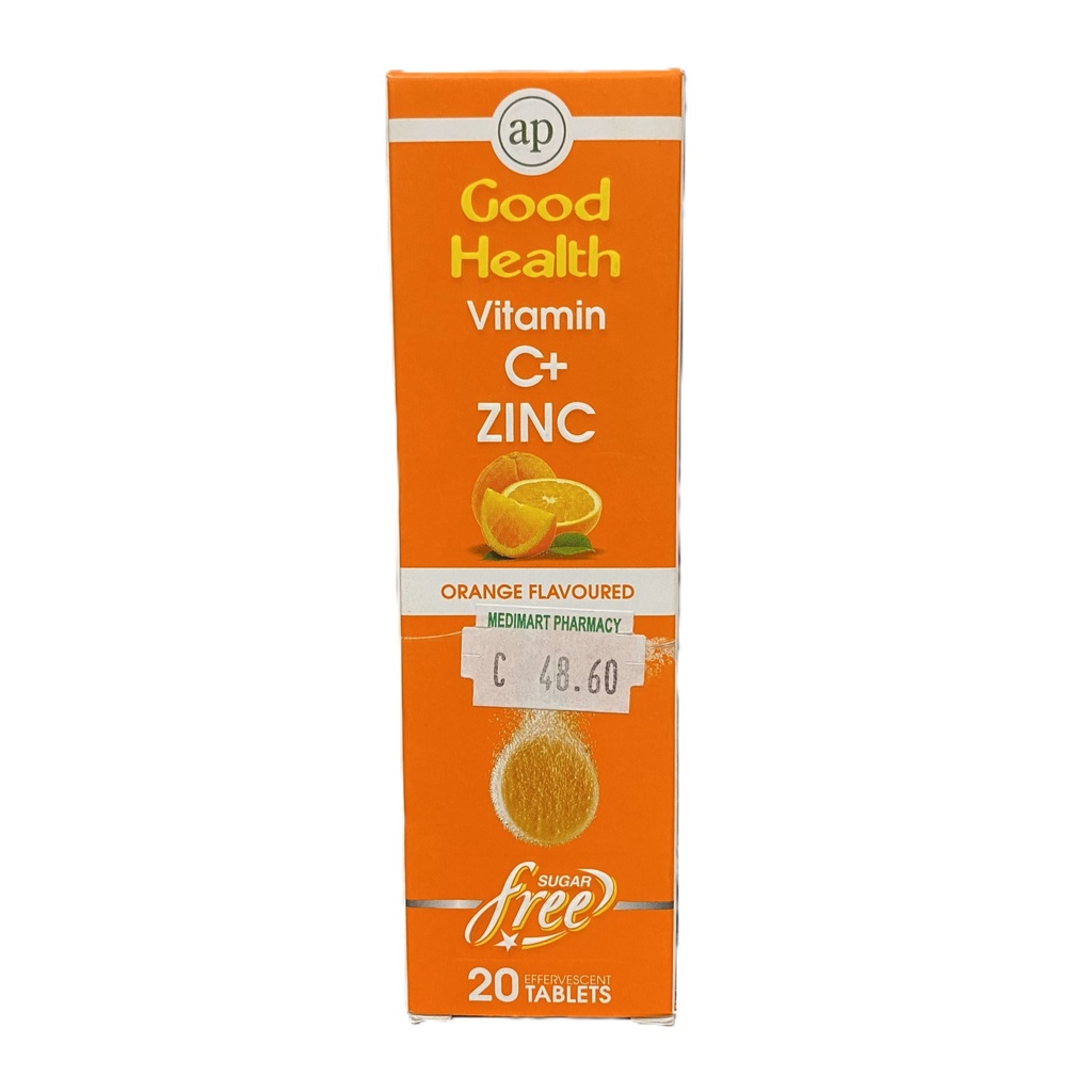 GOOD HEALTH VIT C+ZINC 1G