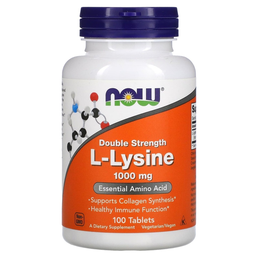 [ME-NOW55] NOW L-LYSINE 1000MG TAB 100'S