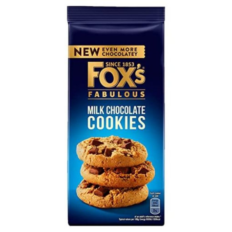 FOX FABLOUS MILK CHOCO. COOKIES 180G