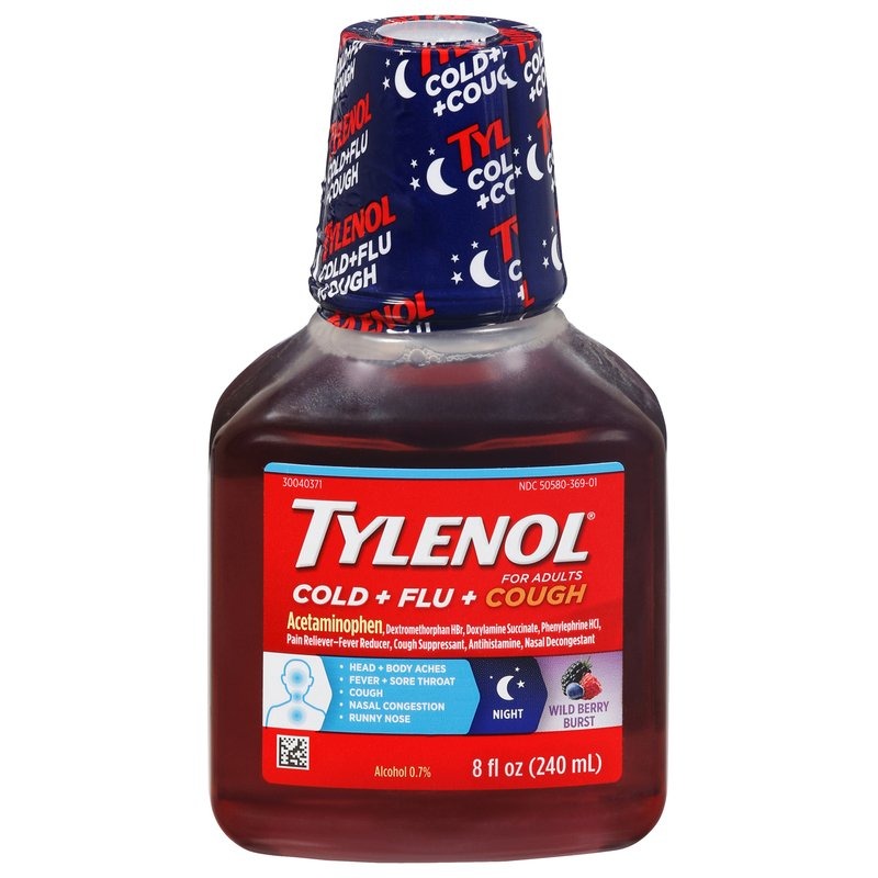 [ME-TYL35] TYLENOL COLD+FLU+COUGH SYR 240ML