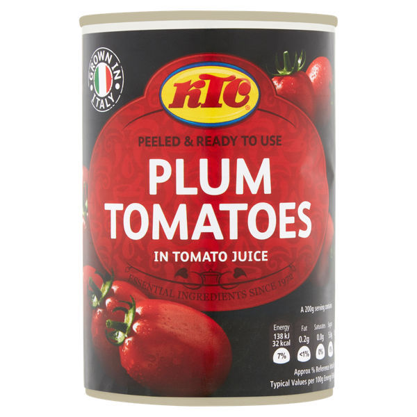 KTC PLUM TOMATOES 400G
