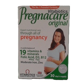 PREGNACARE ORIG CAPS 19 VIT.& MINERALS 30'S