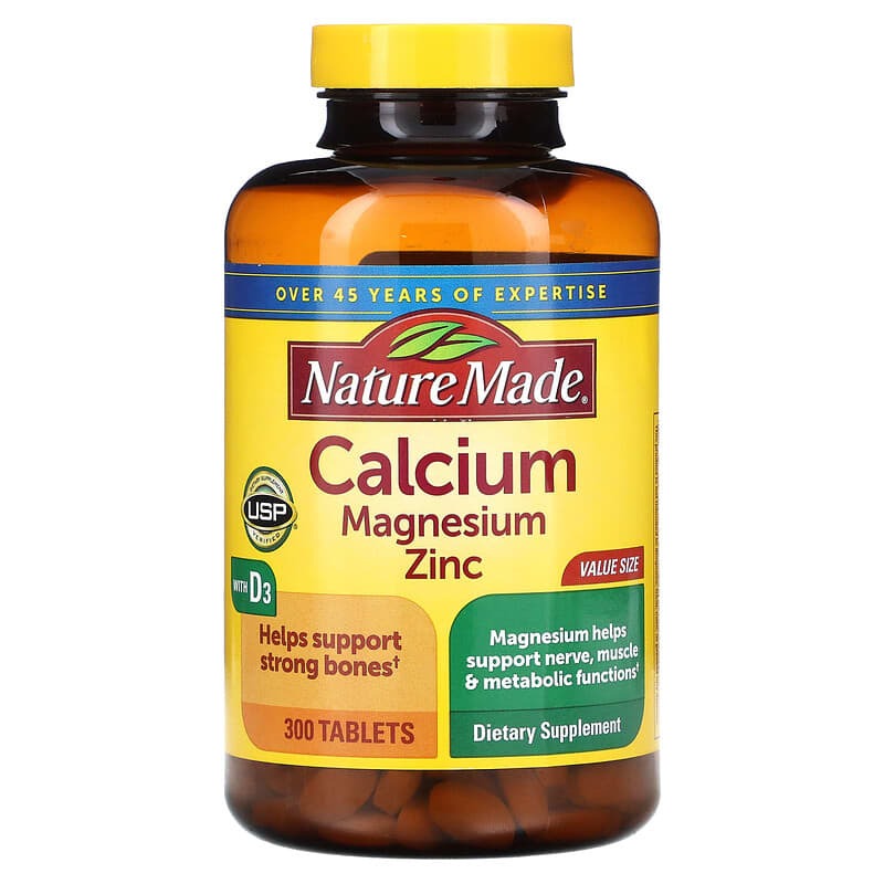 NATURE MADE CALCIUM+MAG+ZINC+D3 300'S