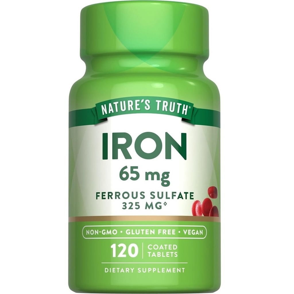 NATURE'S TRUTH IRON 65MG 120'S