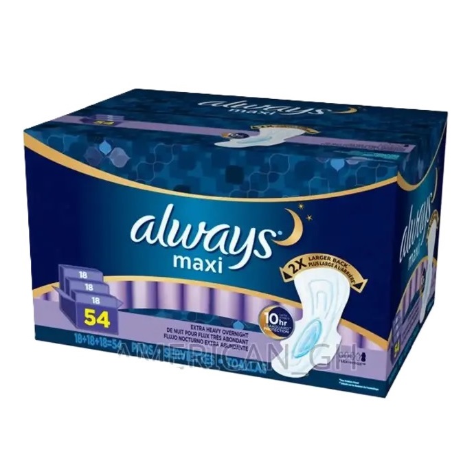 [SA-ALW19] ALWAYS MAXI 5 PAD IMP 54'S