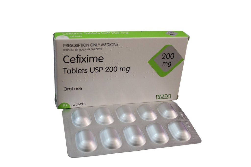 [ME-CEF04] CEFIXIME 200MG/TAB (VEGA)