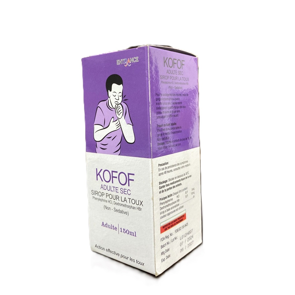 KOFOF ADULT COUGH SYR 150ML
