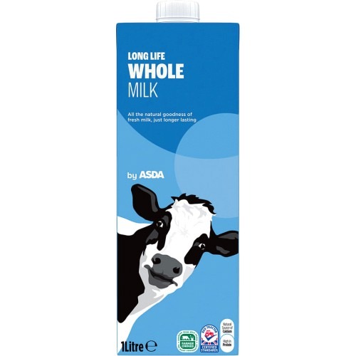 LONG LIFE WHOLE MILK 1 LTR