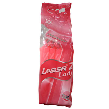 [HH-LAS01] LASER 2 LADY SHAVING STICK 10'S