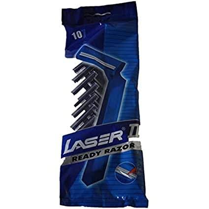 LASER II TWIN BLADE RAZORS 10'S