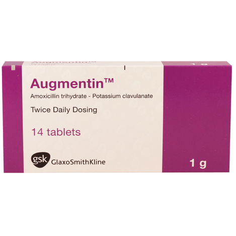AUGMENTIN 1G/TAB 14'S