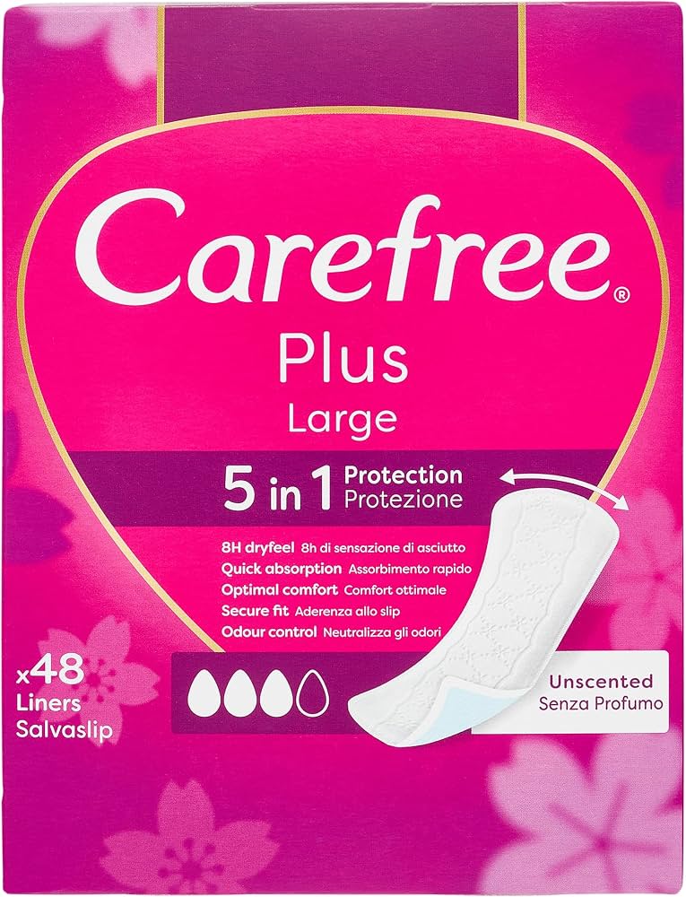 CAREFREE PANTY LINERS 48'S