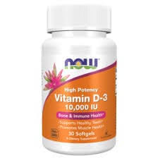 NOW VIT D-3 10000IU 30'S