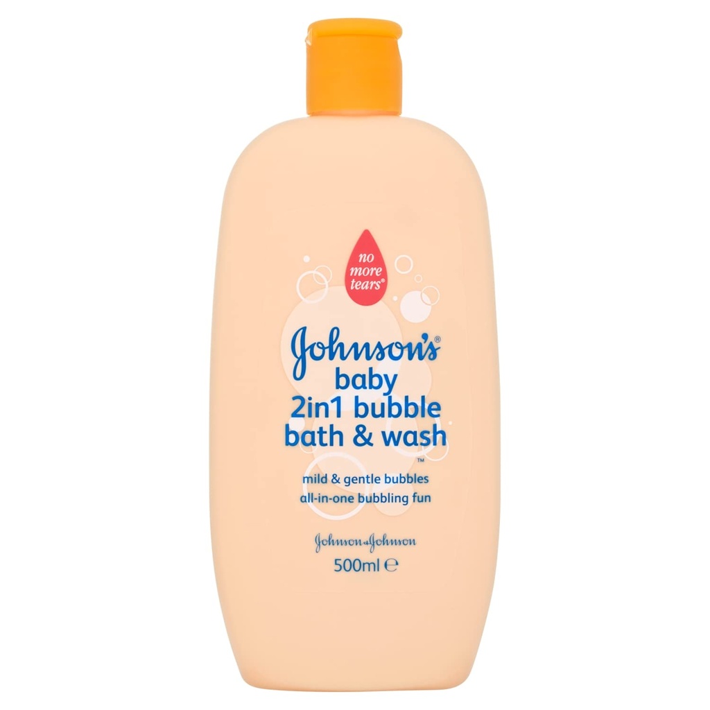 J. BABY 2IN1 BUBBLE & WSH 500ML