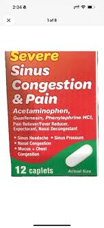 VALURx SEVERE SINUS CONG. & PAIN CAP 12'S