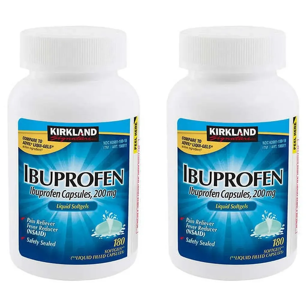 KIRKLAND IBUPROFEN 200MG CAP 180'S